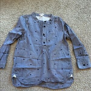 Crewcuts size 6 girls heart shirt